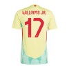 Maglia ufficiale Spagna Williams JR 17 Trasferta Euro 2024 per Bambino